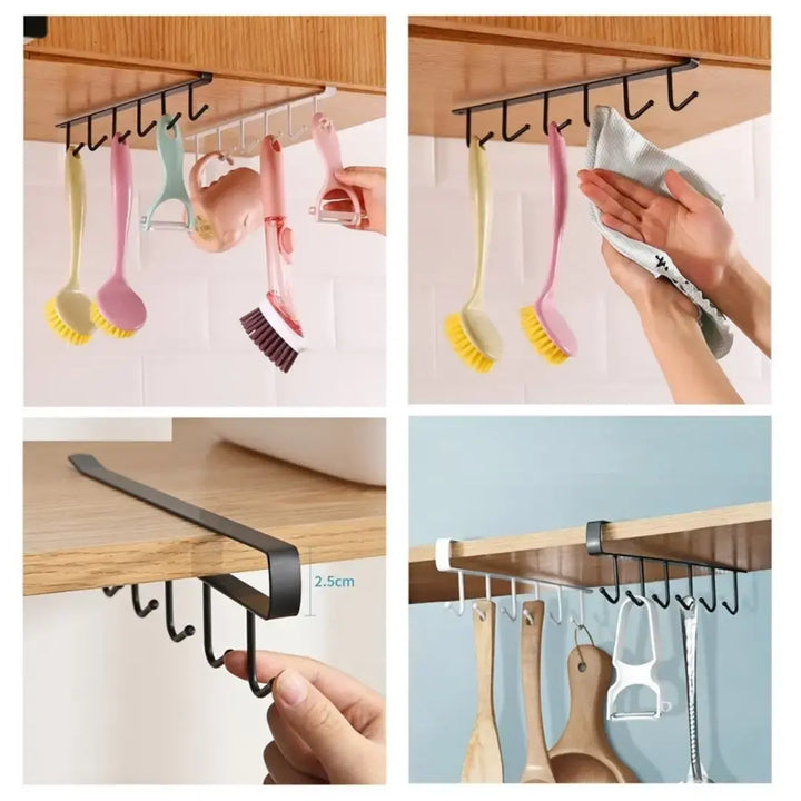 Kit 3 Suportes de Metal para Xícaras e Utensílios - Verona Decor - VERONA DECOR