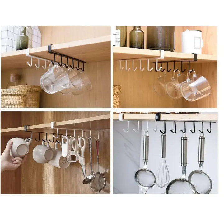 Kit 3 Suportes de Metal para Xícaras e Utensílios - Verona Decor - VERONA DECOR