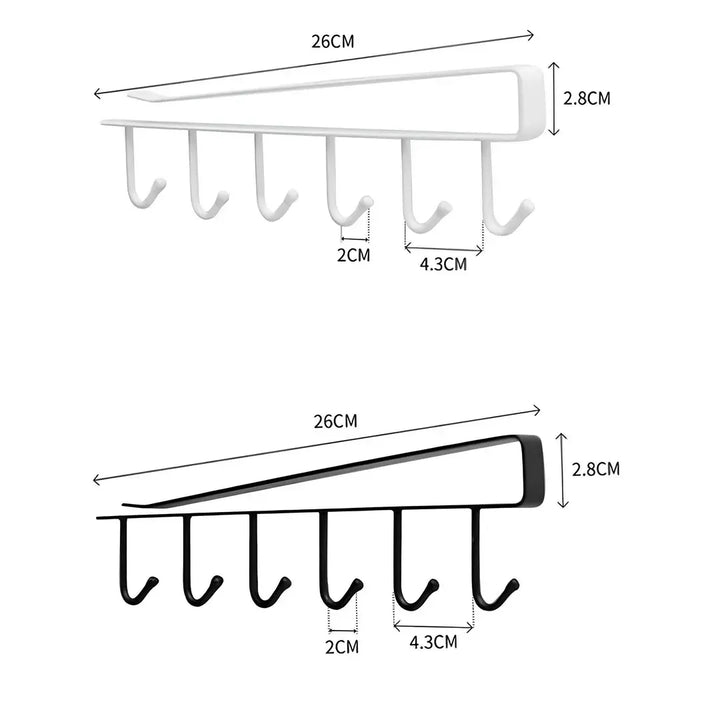 Kit 3 Suportes de Metal para Xícaras e Utensílios - Verona Decor - VERONA DECOR