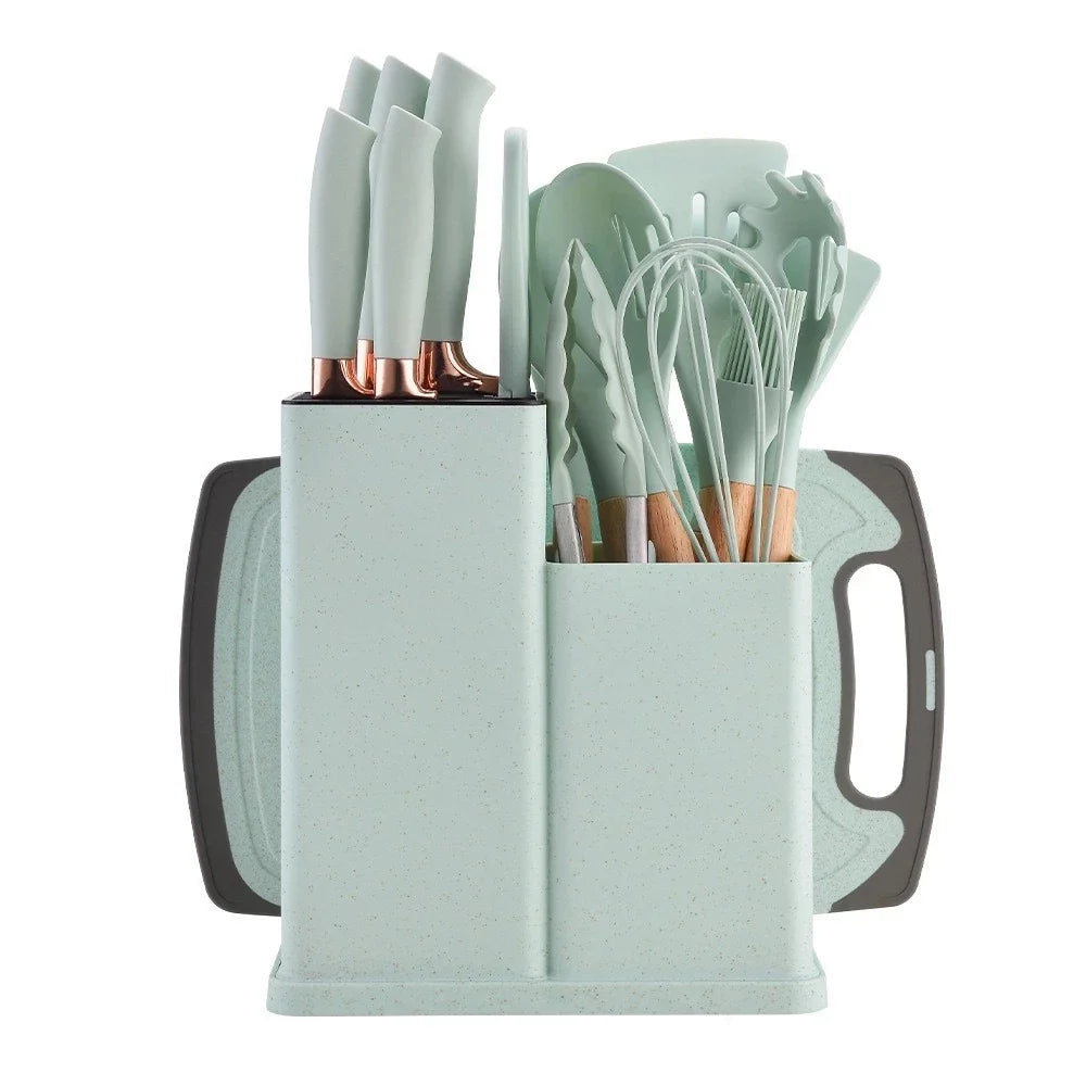 Kit de Cozinha 19 Peças de Silicone Premium - Verona Decor - VERONA DECOR