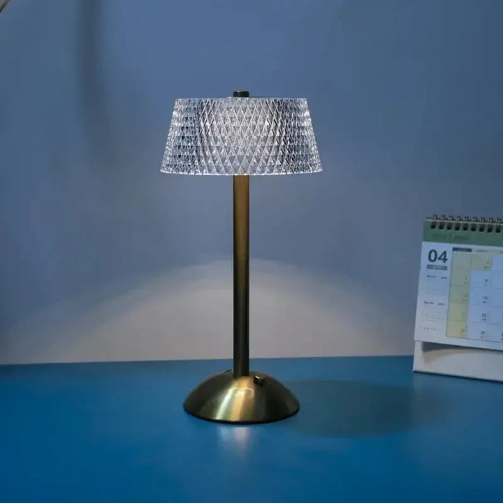 Lâmpada de Mesa de Cristal Dimerizável - Verona Decor - VERONA DECOR