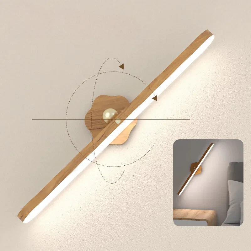 Luminária de Cabeceira Portátil USB Recarregável com Base Magnética - VERONA DECOR