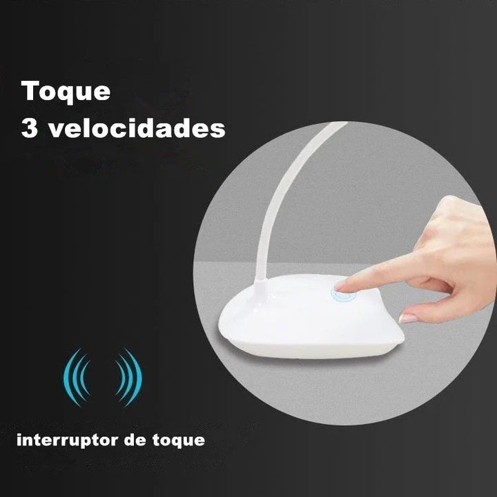Luminária De Mesa Recarregável Flexível Sem Fio - VERONA DECOR