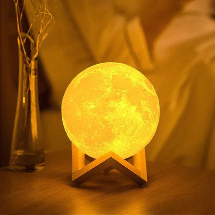 Luminária Lua 3D MoonGlow - Verona Decor - VERONA DECOR