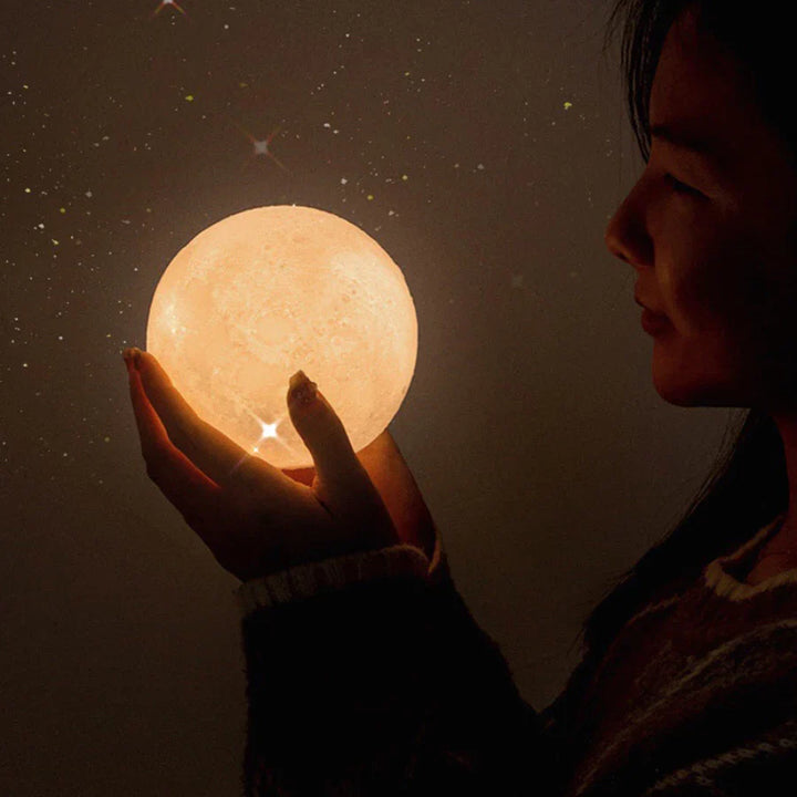 Luminária Lua 3D MoonGlow - Verona Decor - VERONA DECOR