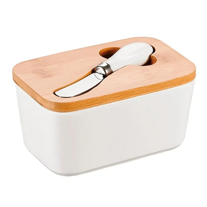 Manteigueira Porcelana Elegance - Verona Decor - VERONA DECOR