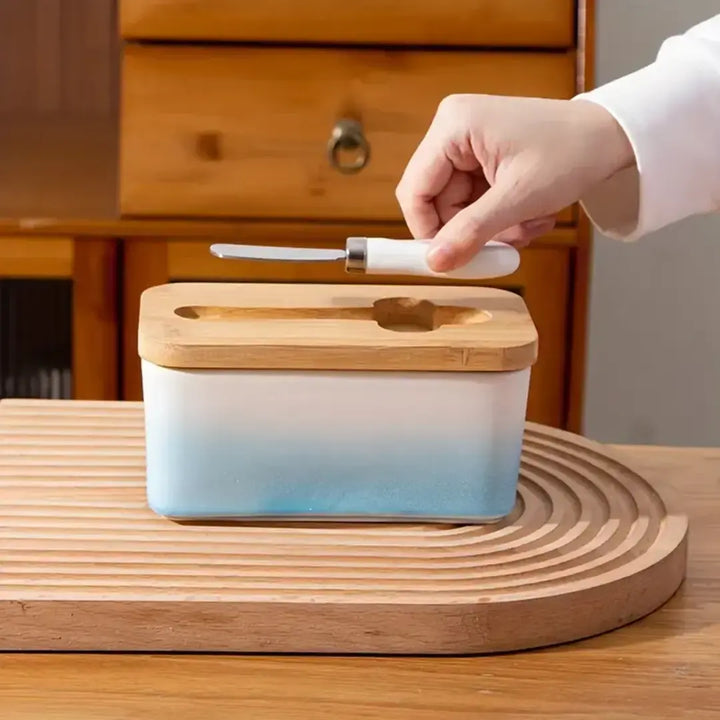 Manteigueira Porcelana Elegance - Verona Decor - VERONA DECOR