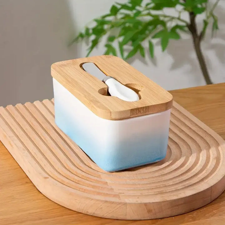 Manteigueira Porcelana Elegance - Verona Decor - VERONA DECOR