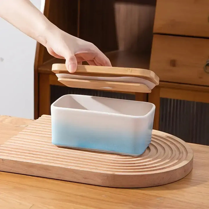 Manteigueira Porcelana Elegance - Verona Decor - VERONA DECOR