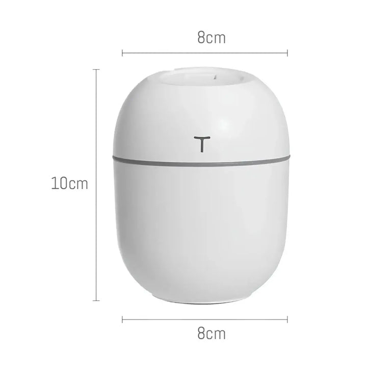 Kit 2 Umidificador de Ar Portátil Ultrassônico - Aromatizador de Ambiente Doméstico e Escritório - Verona Decor - VERONA DECOR