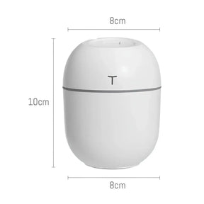 Kit 2 Umidificador de Ar Portátil Ultrassônico - Aromatizador de Ambiente Doméstico e Escritório - Verona Decor - VERONA DECOR