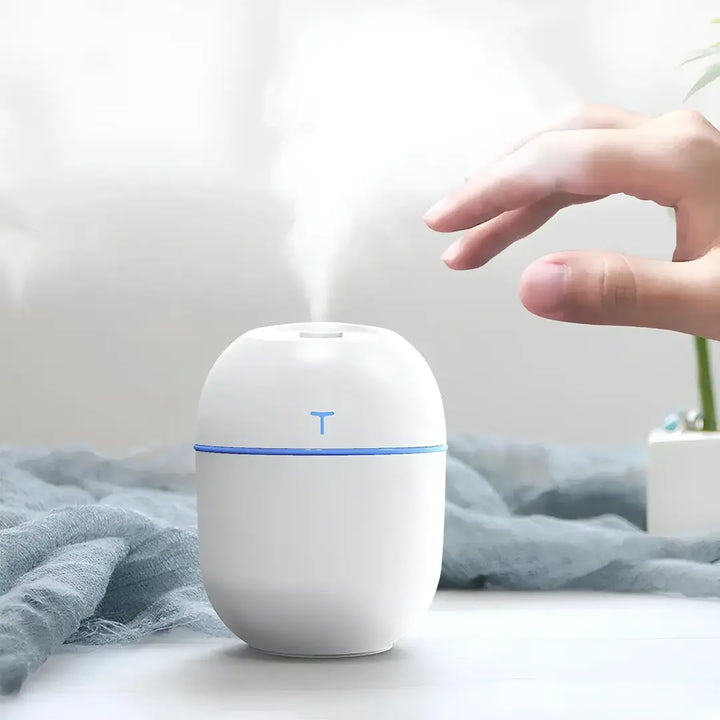 Kit 2 Umidificador de Ar Portátil Ultrassônico - Aromatizador de Ambiente Doméstico e Escritório - Verona Decor - VERONA DECOR