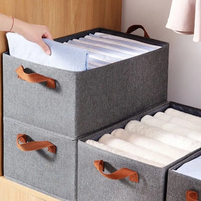 Kit com 3 Caixas Multiuso Organizadoras Dobráveis para Armários - Verona Decor - VERONA DECOR