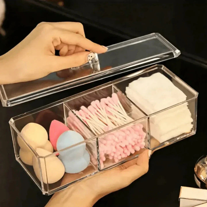 Porta Algodão e Cotonete ClearOrganize - Verona Decor - VERONA DECOR