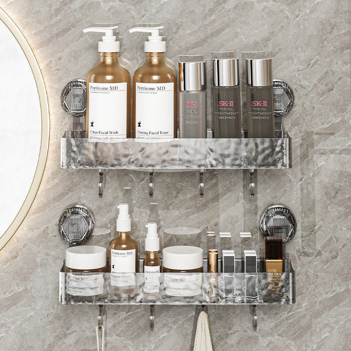 Suporte De Shampoo Prateleiras De Banheiro Sem Furo Acrilico - Verona Decor - VERONA DECOR