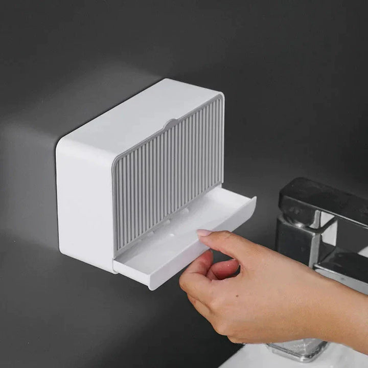 Saboneteira Suporte para Parede com Fixação Adesiva – Porta Sabonete Prático e Sem Perfuração - Verona Decor - VERONA DECOR