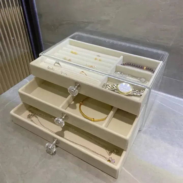 Porta Joia Com 3 Camadas - Verona Decor - VERONA DECOR