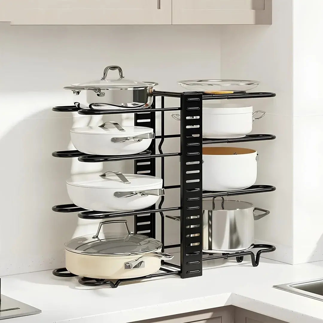 Organizador Rack para Panelas com 8 Camadas - Verona Decor - VERONA DECOR