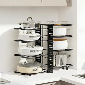Organizador Rack para Panelas com 8 Camadas - Verona Decor - VERONA DECOR
