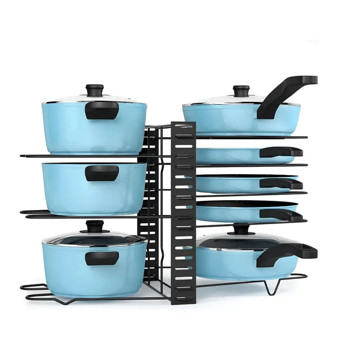 Organizador Rack para Panelas com 8 Camadas - Verona Decor - VERONA DECOR