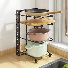 Organizador Rack para Panelas com 8 Camadas - Verona Decor - VERONA DECOR