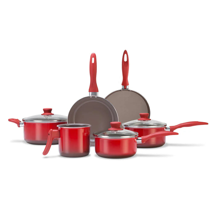 Jogo de Panelas Brinox Ceramic Life Easy - 6 Peças Antiaderente Cerâmico - Verona Decor - VERONA DECOR