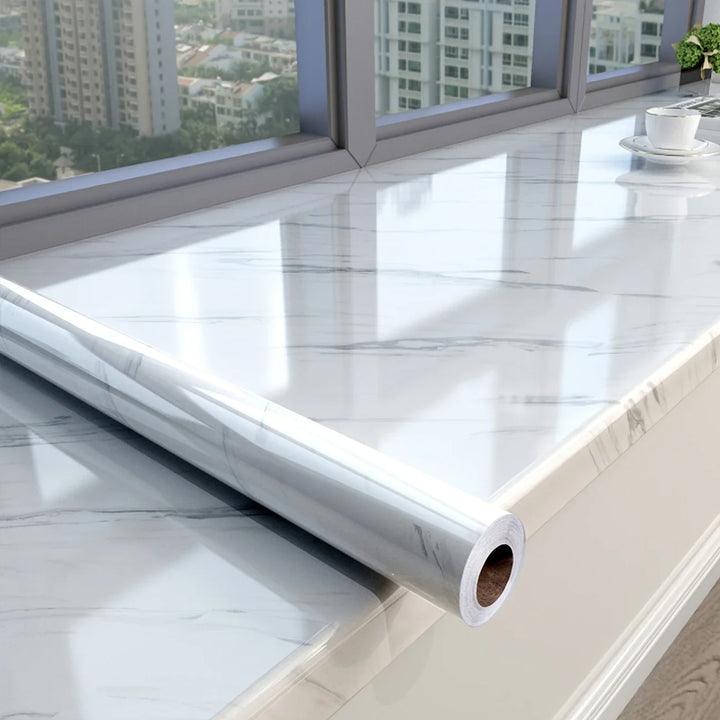 Rolo de 10 Metros Papel de Parede Alumínio Adesivo Impermeável - Verona Decor - VERONA DECOR