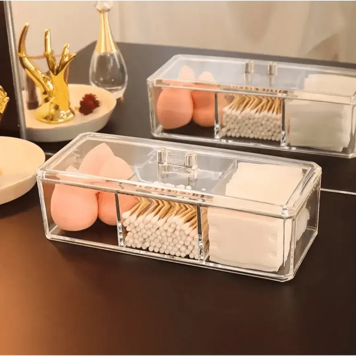 Porta Algodão e Cotonete ClearOrganize - Verona Decor - VERONA DECOR