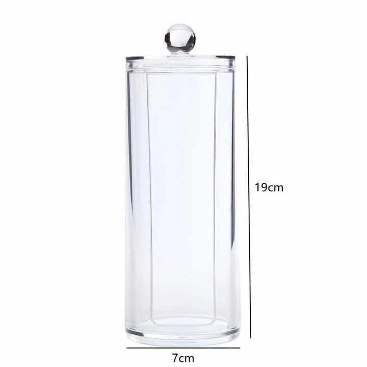 KIT Porta Algodão e Cotonete em Acrílico - Verona Decor - VERONA DECOR