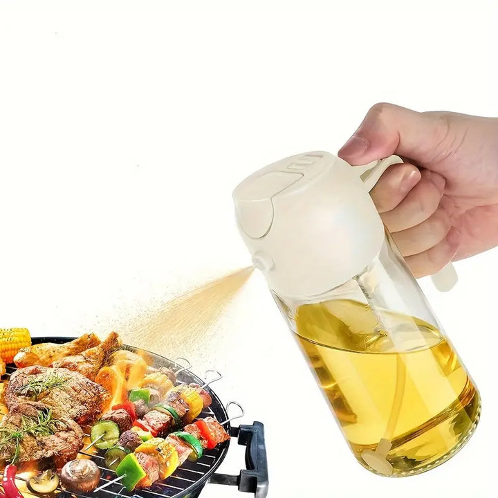 Spray Borrifador para Azeite e Óleo Antirrespingo - Porta Azeite de Vidro 470ml - Verona Decor - VERONA DECOR