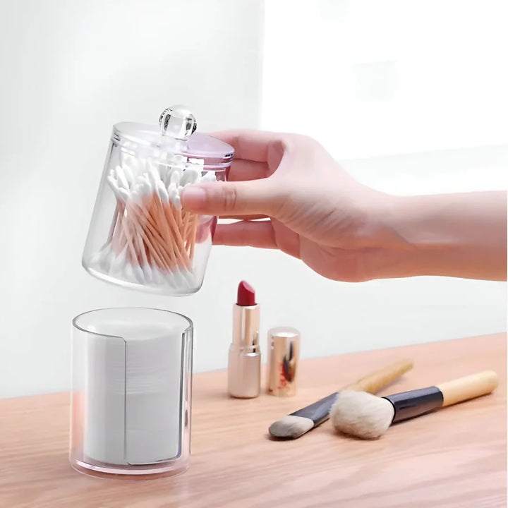 Porta Algodão e Cotonete - Verona Decor - VERONA DECOR