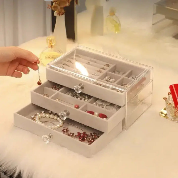 Porta Joia Com 3 Camadas - Verona Decor - VERONA DECOR