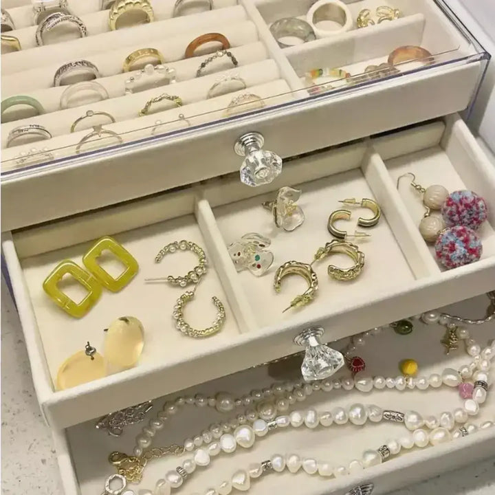 Porta Joia Com 3 Camadas - Verona Decor - VERONA DECOR