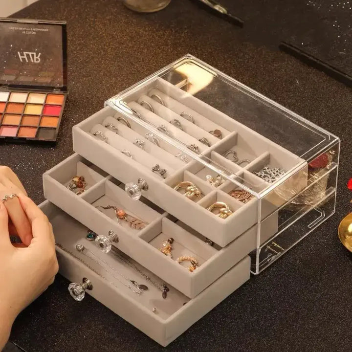 Porta Joia Com 3 Camadas - Verona Decor - VERONA DECOR