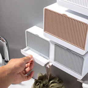 Saboneteira Suporte para Parede com Fixação Adesiva – Porta Sabonete Prático e Sem Perfuração - Verona Decor - VERONA DECOR