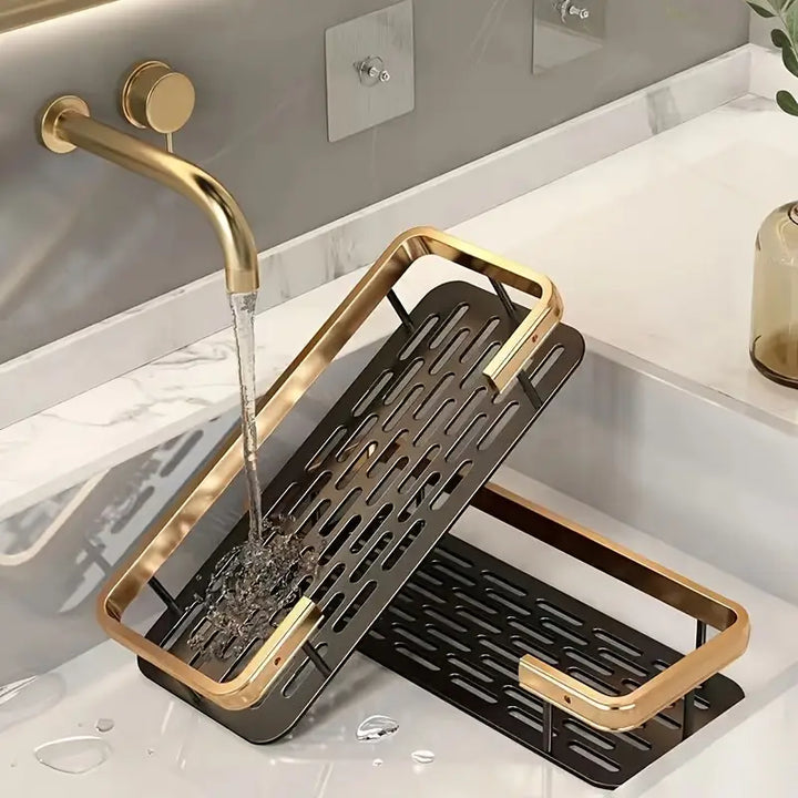 Kit 2 Prateleira Para Banheiro De Alumínio Sem Furos - Verona Decor - VERONA DECOR