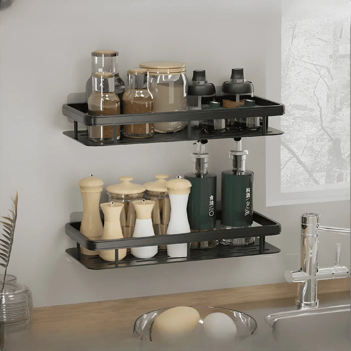 Kit 2 Prateleiras Para Banheiro Porta Shampoo - Verona Decor - VERONA DECOR