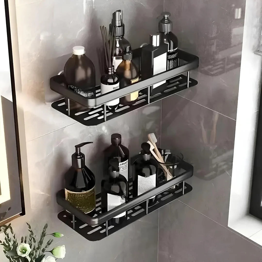 Kit 2 Prateleiras Para Banheiro Porta Shampoo - Verona Decor - VERONA DECOR