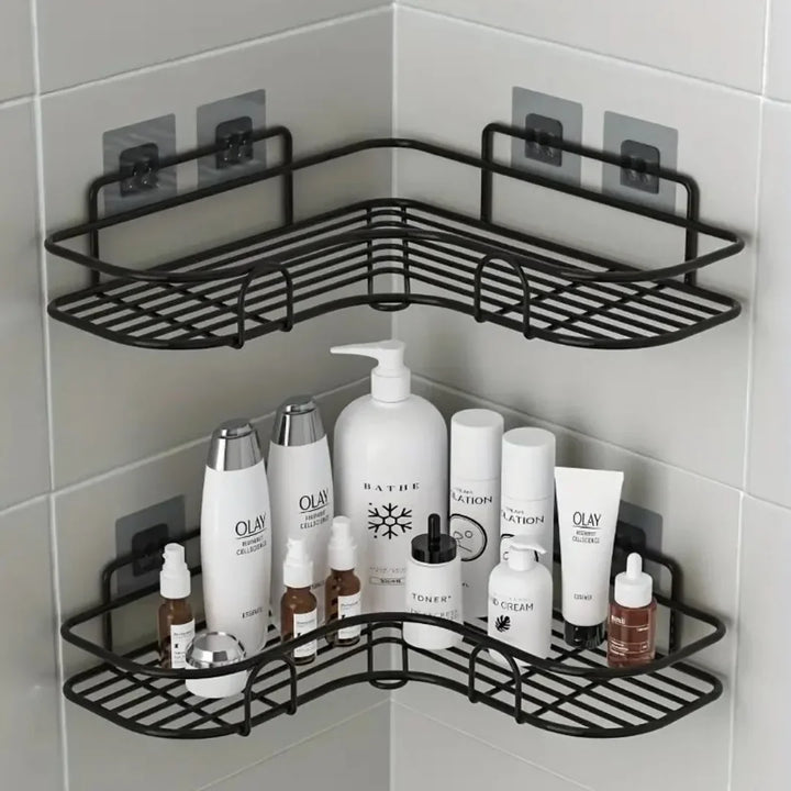 Kit 2 Prateleira Para Banheiro Canto Porta Shampoo - Verona Decor - VERONA DECOR