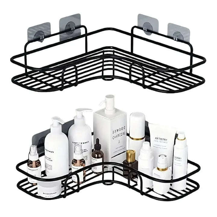 Kit 2 Prateleira Para Banheiro Canto Porta Shampoo - Verona Decor - VERONA DECOR