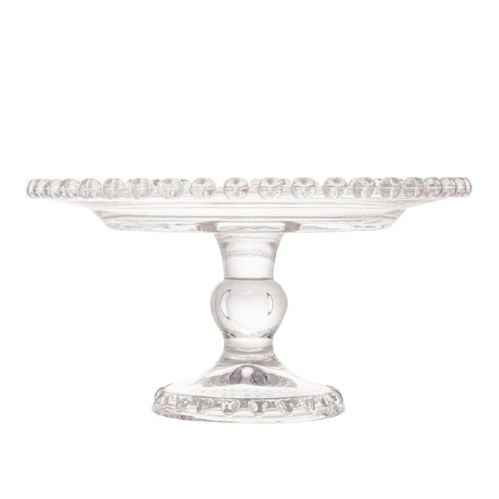 Prato de Bolo com Pé Boleira Porta Bolos e Doces Coração – Ideal para Festas e Aniversários - Verona Decor - VERONA DECOR