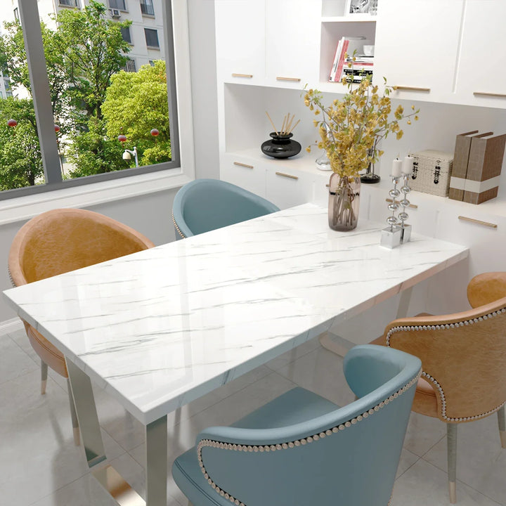 Rolo de 10 Metros Papel de Parede Alumínio Adesivo Impermeável - Verona Decor - VERONA DECOR