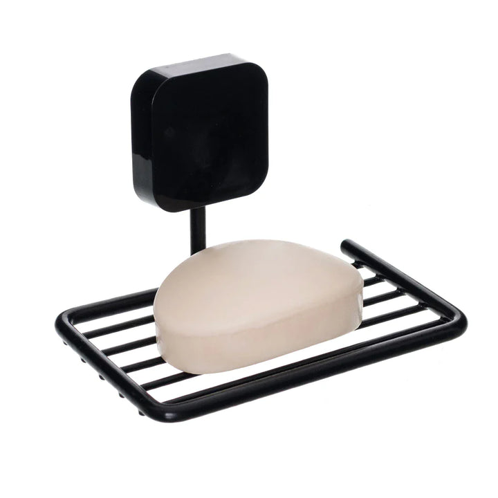 Porta Sabonete Saboneteira Sabão De Aço Com Adesivo Para Fixação Para Parede - VERONA DECOR