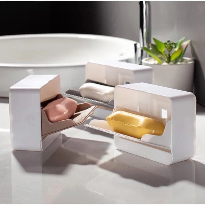 Saboneteira Suporte para Parede com Fixação Adesiva – Porta Sabonete Prático e Sem Perfuração - Verona Decor - VERONA DECOR