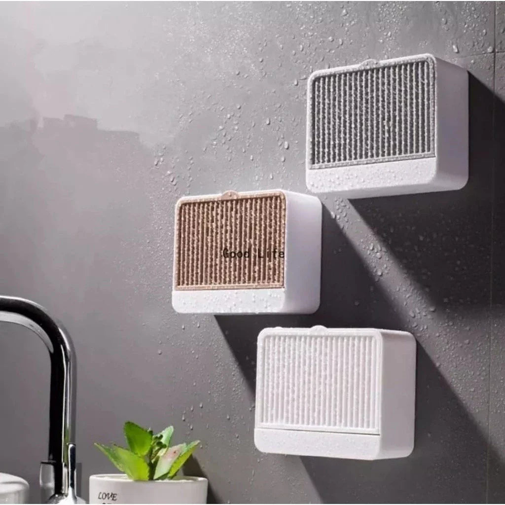 Saboneteira Suporte para Parede com Fixação Adesiva – Porta Sabonete Prático e Sem Perfuração - Verona Decor - VERONA DECOR