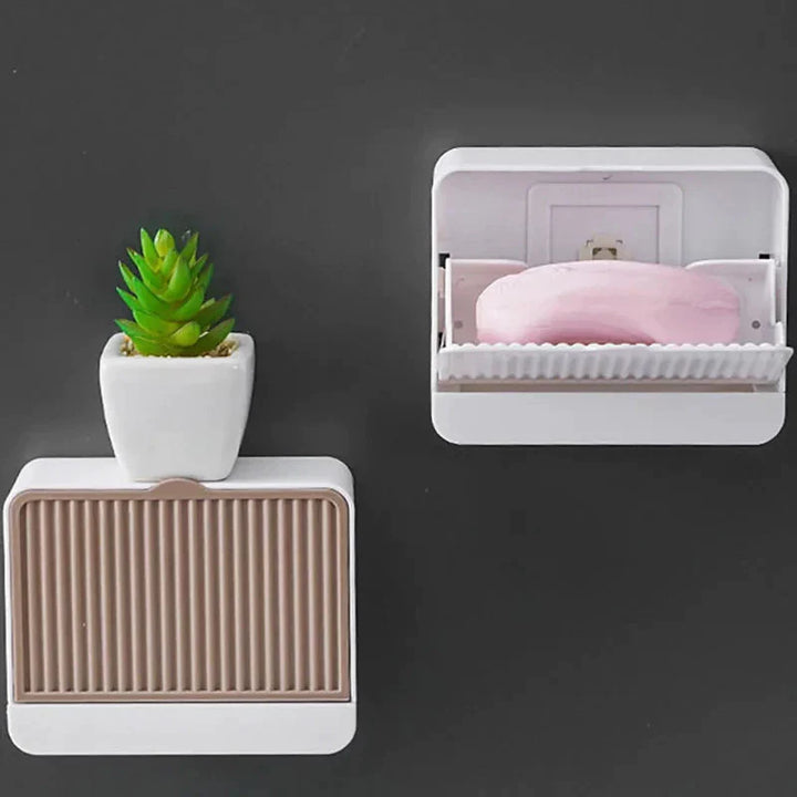 Saboneteira Suporte para Parede com Fixação Adesiva – Porta Sabonete Prático e Sem Perfuração - Verona Decor - VERONA DECOR