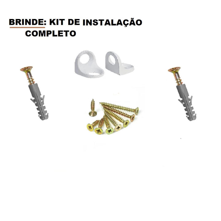 Prateleira de Parede em "U" 60CM - Verona Decor - VERONA DECOR