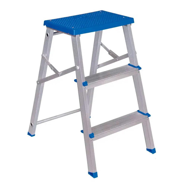 Escada Banqueta de Alumínio 3 Degraus MOR - Verona Decor - VERONA DECOR