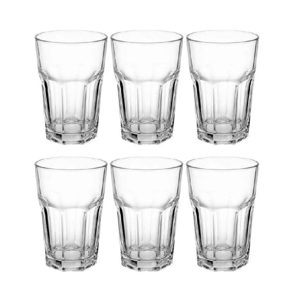 Jogo de Copos de Vidro American 350ml 6 Peças - Verona Decor