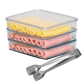 Porta Frios Triplo Acrílico + Pegador Inox – Conservação e Organização - Verona Decor - VERONA DECOR